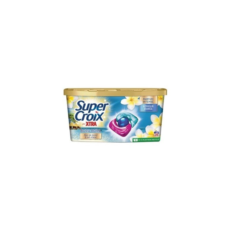 SUPER CROIX Lessive capsule Super Croix bora bora x 28