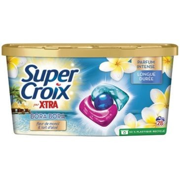 SUPER CROIX Lessive capsule Super Croix bora bora x 28