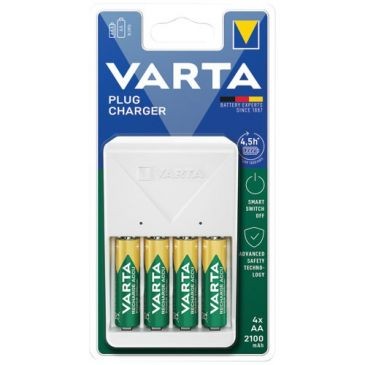 Varta Chargeur Plug 2 ou 4 piles