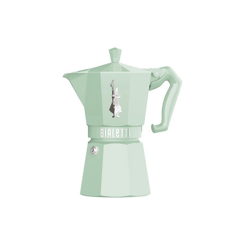 BIALETTI Cafetière italienne 6 tasses Vert Pastel - Moka Exclusive