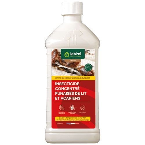 Le Vrai pro maison Insecticide concentré punaises de lit et acariens 1 L