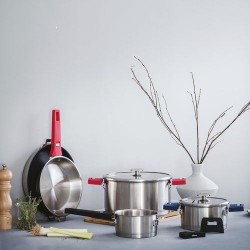 Lacor Poêle inox 28 cm - Combi - Image 3