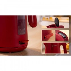 Bosch Bouilloire 1,7 L Rouge Mat - MyMoment - TWK2M164 - Image 2