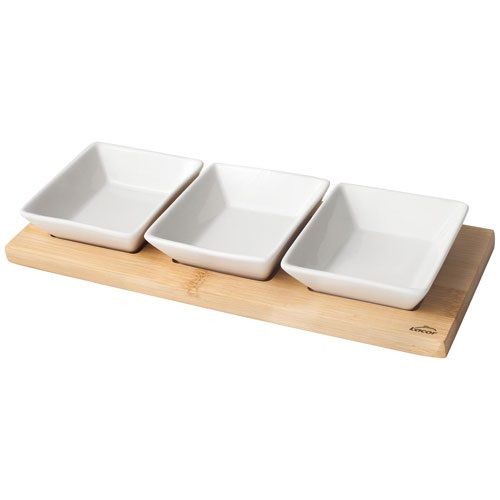 Lacor Set plateau + 3 bols carrés