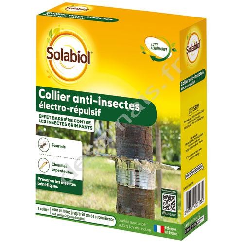 Solabiol Collier anti-insectes électro répulsif