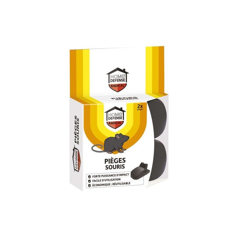 Home defense Piège crocodile pour souris set de 2