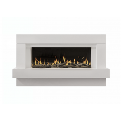 Chemin'Arte Cheminée électrique Linéa à poser - Son du crépitement des flammes - Image 2