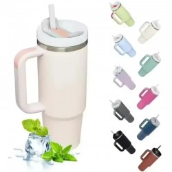FranceBricoDeco Thermos en acier inoxydable avec poignée - 1,2L - Image 6