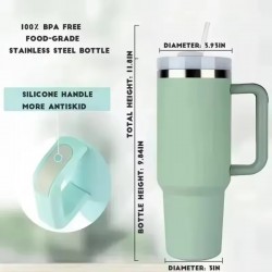 FranceBricoDeco Thermos en acier inoxydable avec poignée - 1,2L - Image 5