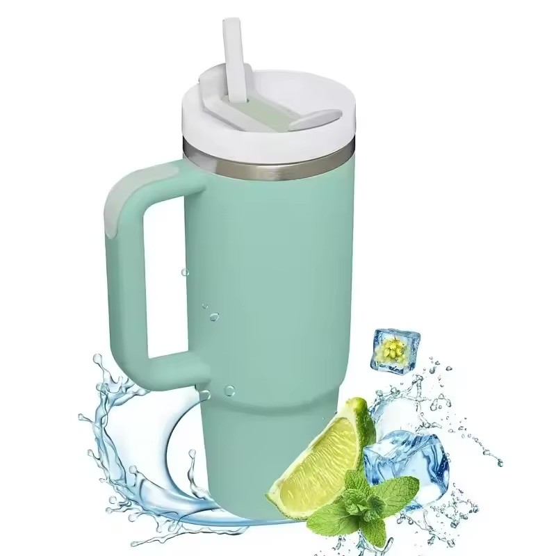 FranceBricoDeco Thermos en acier inoxydable avec poignée - 1,2L