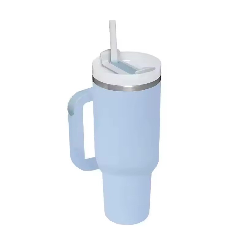 FranceBricoDeco Thermos en acier inoxydable avec poignée - 1,2L