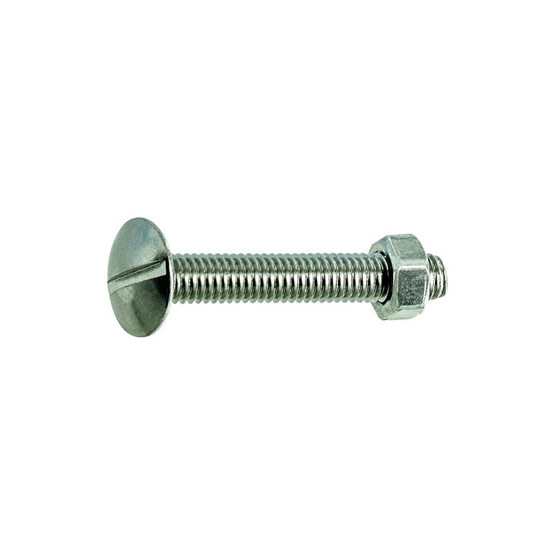 Universal Boulon inox a2 poelier 6 x 50 mm sachet de 6
