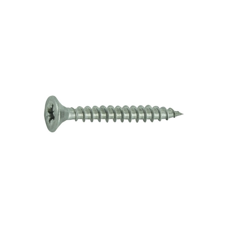 Universal Vis inox agglo tête fraisé pozidriv a2 3.5x20mm sachet de