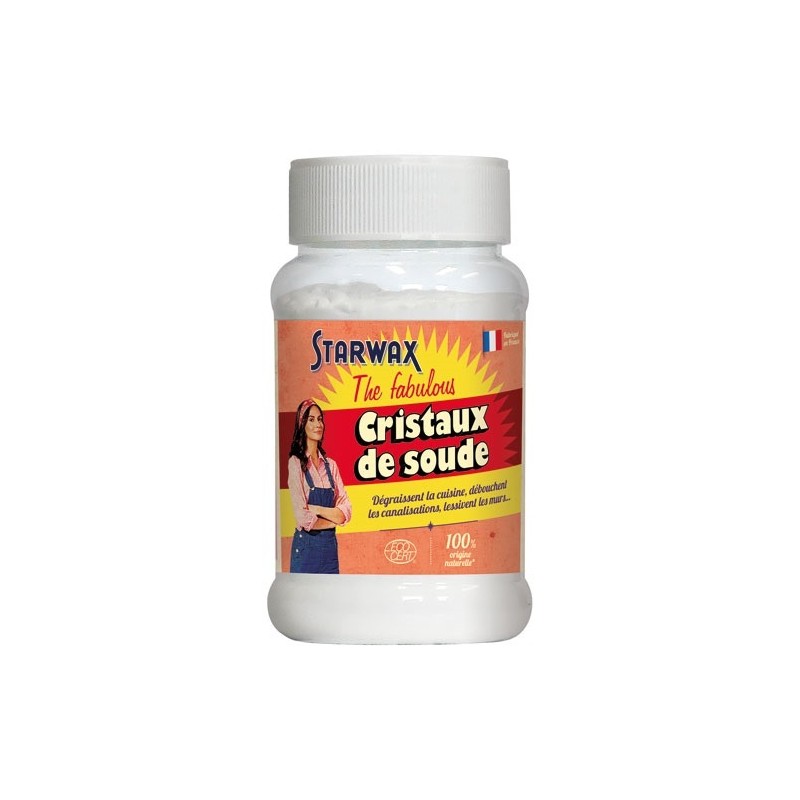 STARWAX Cristaux de soude - multi-usages - 100% origine naturelle - 480 g