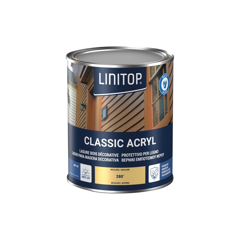 LINITOP Classic lasure satin 1 L incolore