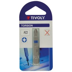 Tivoly Embout torsion PZ 1 longueur 50mm blister de 2 - Image 2