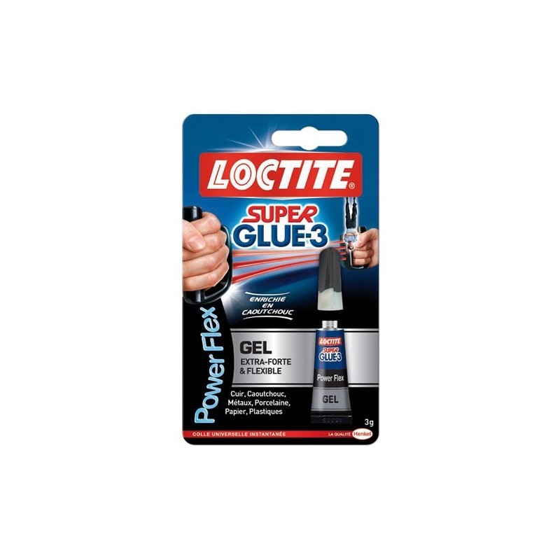 Loctite Super glue3 colle power flex 3 g