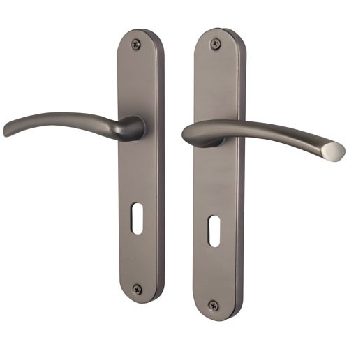 ALPERTEC Poignée de porte relief finition canon de fusil perçage cl
