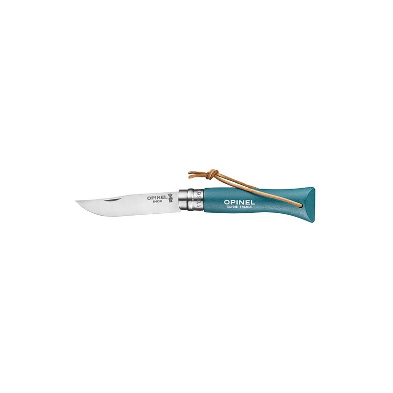 Opinel Couteau Turquoise - Baroudeur N°6 Colorama