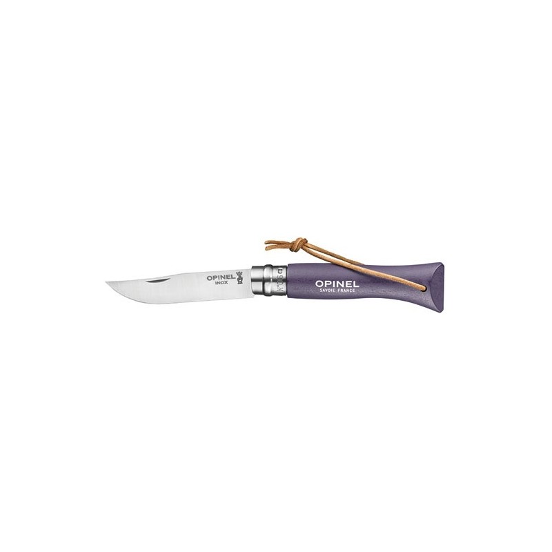 Opinel Couteau Violet Gris - Baroudeur N°6 Colorama