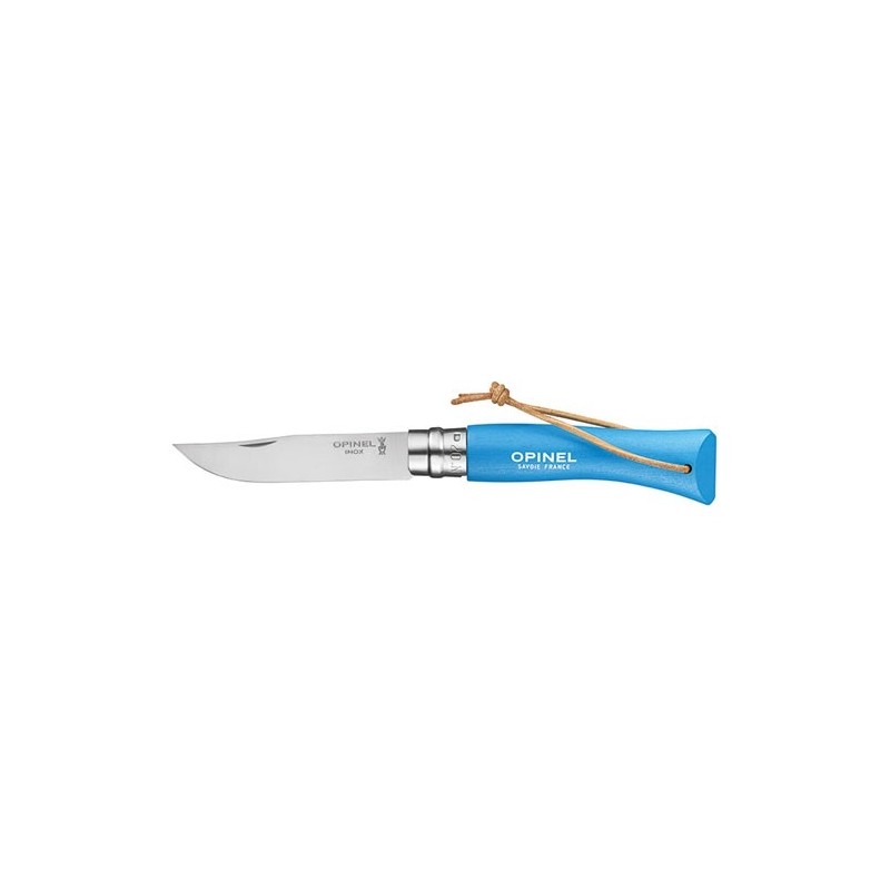 Opinel Couteau Cyan - Baroudeur N°7 Colorama