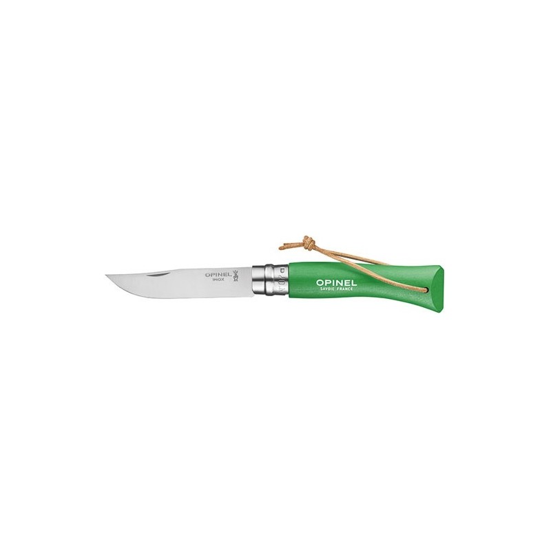 Opinel Couteau Vert Prairie - Baroudeur N°7 Colorama