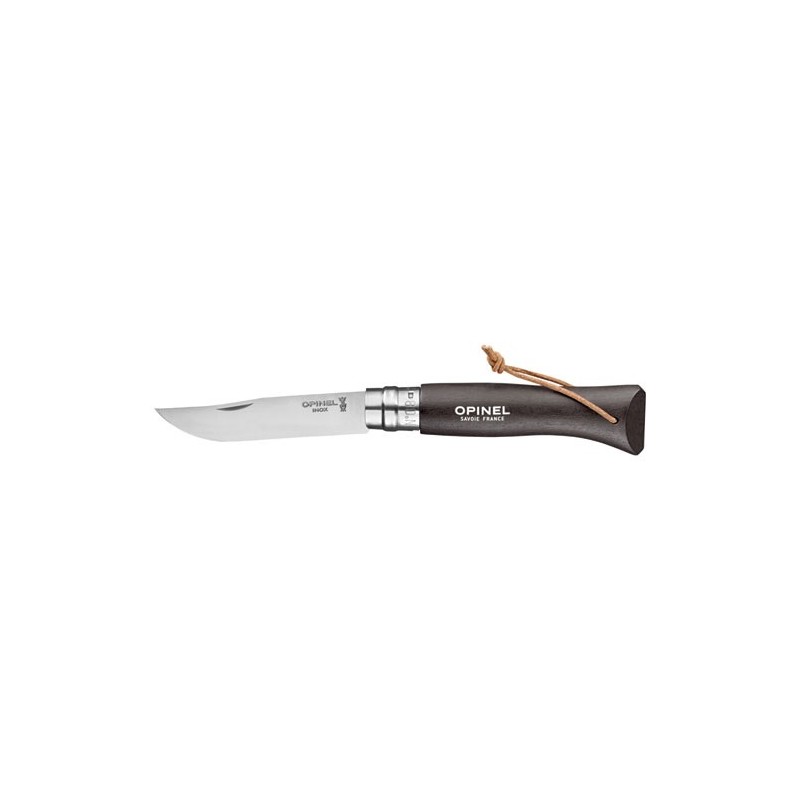 Opinel Couteau Noir Brun - Baroudeur N°8 Colorama