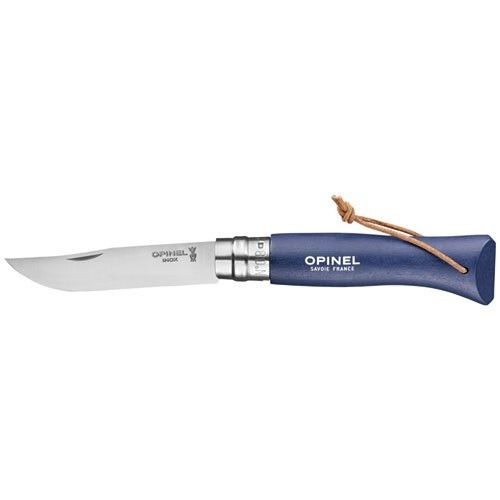 Opinel Couteau Bleu Foncé - Baroudeur N°8 Colorama