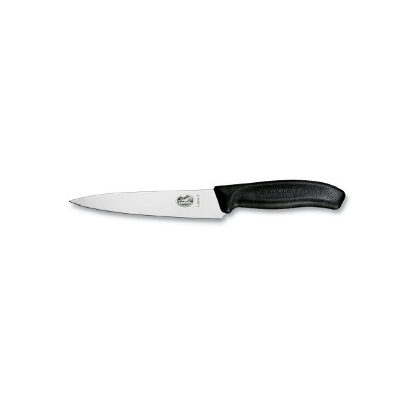 Victorinox Couteau à découper & éminceur 15 cm Noir