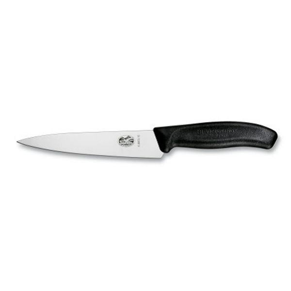 Victorinox Couteau à découper & éminceur 15 cm Noir