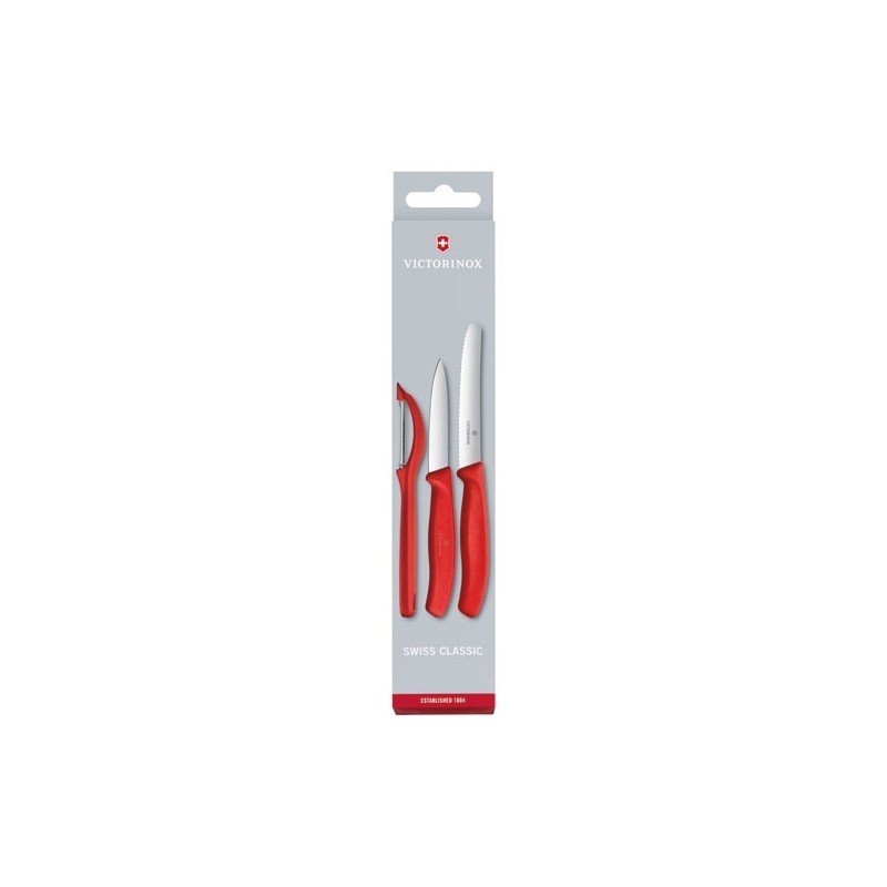 Victorinox Set 3 pièces Rouge - Swiss Classic