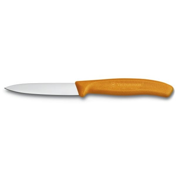 Victorinox Lot de 2 couteaux office 8 cm Orange - SwissClassic
