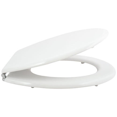 MSV Abattant wc mdf blanc charnière zinc