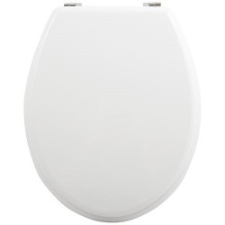 MSV Abattant wc mdf blanc charnière zinc - Image 3