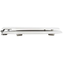 MSV Abattant wc mdf blanc charnière zinc - Image 4