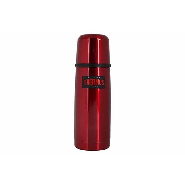 Thermos Fbb bouteille isotherme rouge 0.35l bouchon visser verser d6xh24cm