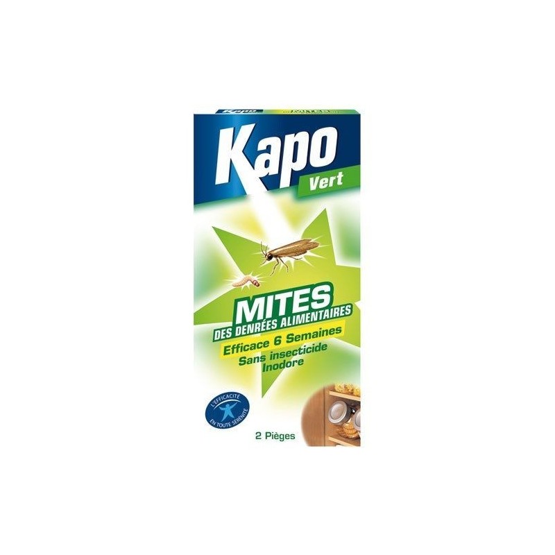 Kapo Mites alimentaires 100% naturel piège x2 Kapo Vert