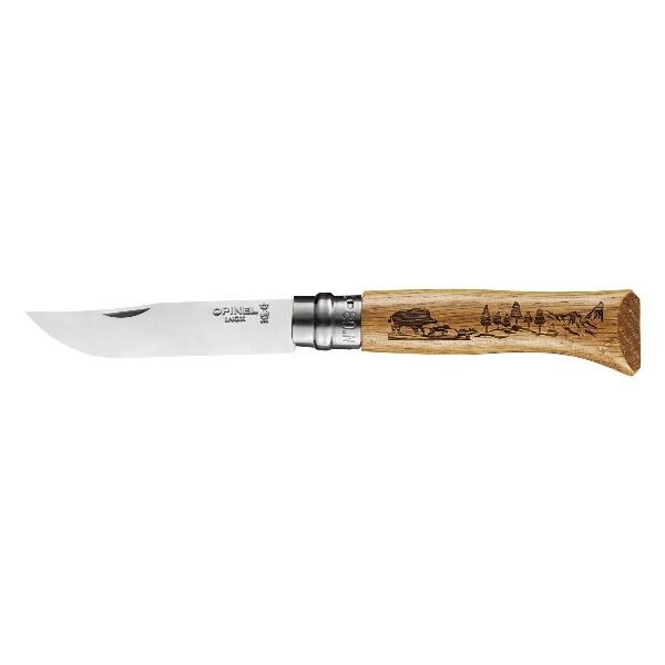 Opinel Couteau Sanglier - Tradition N°8 Gravure Animalia