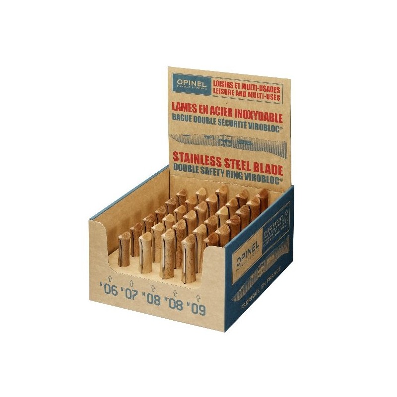 Opinel Présentoir 30 couteaux Inox *