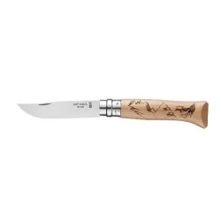 Couteau Randonnée - Tradition N°8 Gravure Sport
