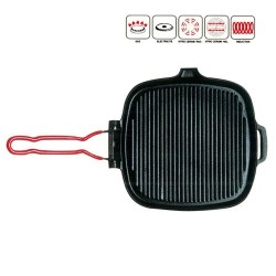 Invicta Grill carré 25 cm en fonte - Image 2