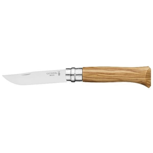 Opinel Plumier couteau de poche fermant - LUXE Olivier N°8 + Etui