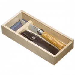 Opinel Plumier couteau de poche fermant - LUXE Olivier N°8 + Etui - Image 3