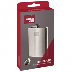 Vacuvin Flasque à whisky inox avec entonnoir - Hip Flask & Funnel - Image 2