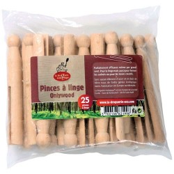 Sachet de 25 pinces à linge...