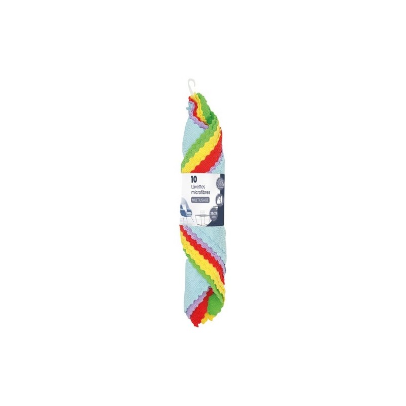 Aucune Marque Lavette microfibre x 10