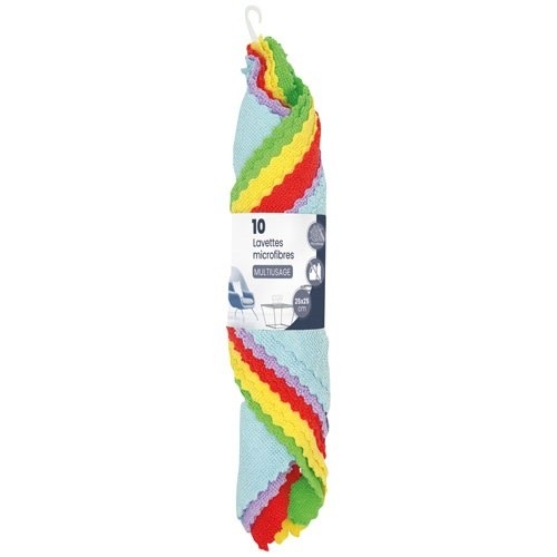 Aucune Marque Lavette microfibre x 10
