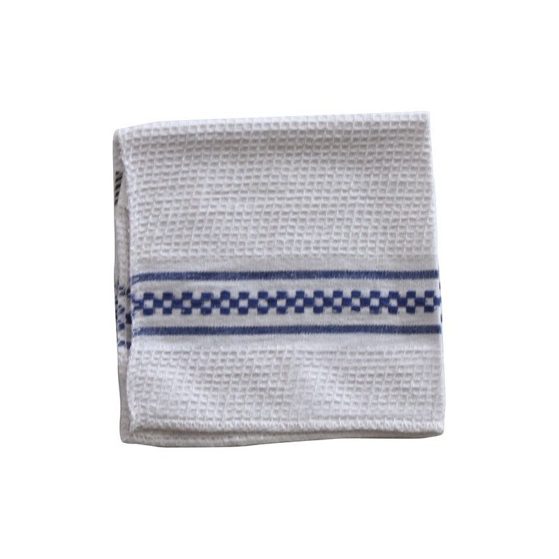 TISSAGES DE BEAULIEU Carré nid abeille 32x34 assortis 2437