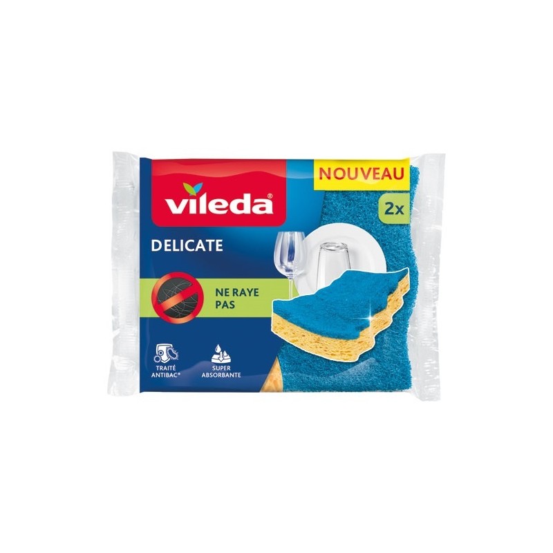 VILEDA Eponges delicate x2