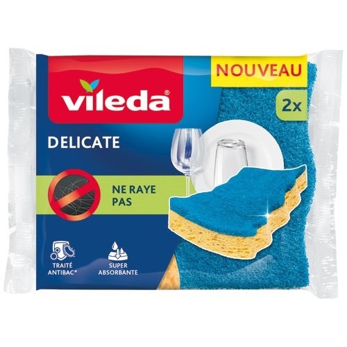 VILEDA Eponges delicate x2